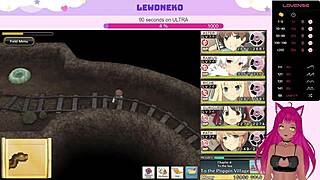 Vtuber Lewdneko dives into steamy Evenicle gameplay part 18.