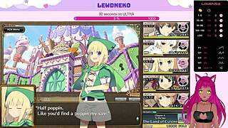 Vtuber Lewdneko dives into steamy Evenicle gameplay part 18.