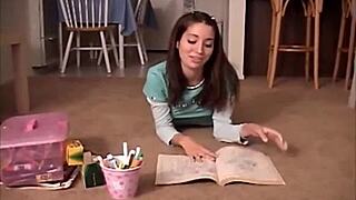 Teen Pokes Crayon Inside Her Tight Little 18+ Cunt While Fingering Herself!