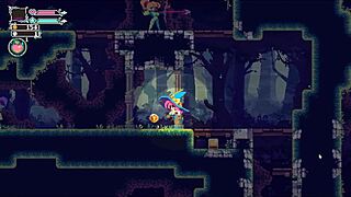 i flip the witch pixel game ep 2, using a huge sextoy on that big monster girl