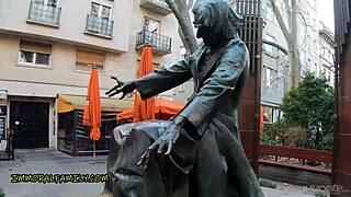 Milf with big natural tits feels intense pleasure from creampie cure with small cock