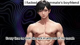 Sucking Roommate's Straight Boyfriend's Cock