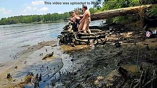Becky Tailorxxx's thick ass creampied in mud.