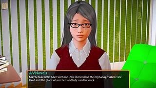 In my new family 434, the milf shows her big tits and ass in this erotic hentai game