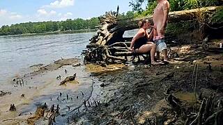 Becky Tailorxxx's thick ass creampied in mud.