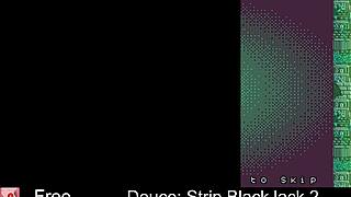 Deuce Strip Blackjack 2 With Erotic Clothes Ripping And Black Hentai Fun 😈