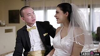 Italian Bride Valentina Nappi Buttplugged on Wedding Day. Her Big Ass Takes It All Before Vows.