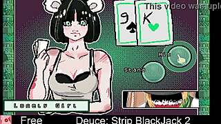 Deuce Strip Blackjack 2 With Erotic Clothes Ripping And Black Hentai Fun 😈