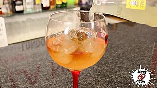 Latina Blowjob Leads To Cumshot Voyeur!