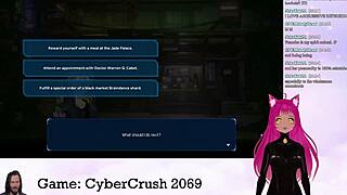 vtuber lewdneko plays naughty cybercrush 2069 part 1 😈