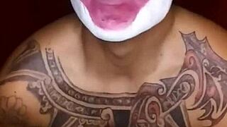 Joker Jacks Dick Teasing in Halloween Cosplay