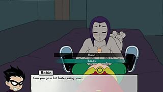 hey, check out 18titans part 14 with blackfire having some wild fun in hentai game