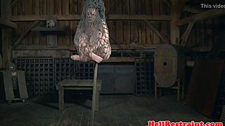 bound sub whipped hard as kinky punishment