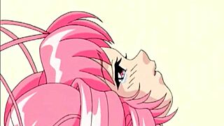 Anime teen gets roughly fucked in her tight pussy.