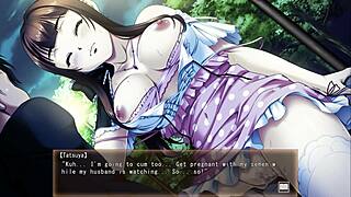 Bound Young Wife In Hentai Game Scene