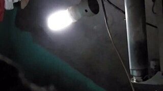 Young Asian mom with big boobs bathes in the shower, soaping up her tits