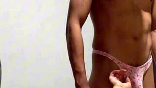 underwear casting turns into gay anal with curious hetero?