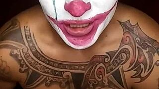 Joker Jacks Dick Teasing in Halloween Cosplay