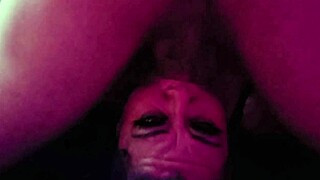 She's sweeping out the pipes with her mouth