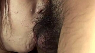 Asian Slut SUCKING Hard in the Bathroom Stall