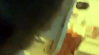 Morning blowjob ends with a cum swallow.