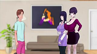 Sexnote pt2: Fucked by hot sluts with big cocks in hentai game