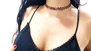 Horny Latina seduces you intensely, building up to a powerful orgasm with her passionate moves