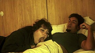 Ugh, my stepbro shoves his cock in my mouth without mercy! 😱