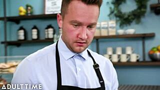 yo, barista slams big dick into milf alura jenson's fat pussy outdoors