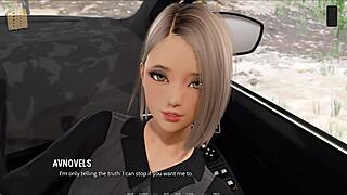 Cute ripples in hentai game 😊