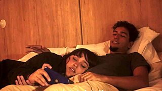 Ugh, my stepbro shoves his cock in my mouth without mercy! 😱