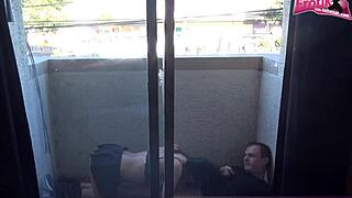 Cute au pair girl gets fucked by big cock during Germany visit