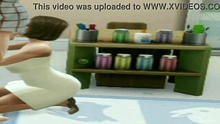 Brunette teen sucking teacher cock at lunch