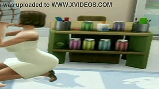 Brunette teen sucking teacher cock at lunch