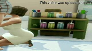 Brunette teen sucking teacher cock at lunch