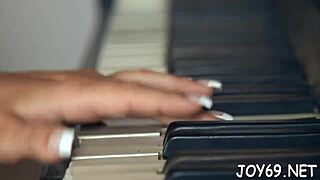 Pretty Teen Fucks Dildo Hard