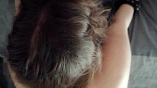 Young 18+ Performs Blind Blowjob With Intense Sucking And Swallowing