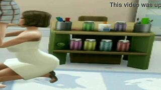 Brunette teen sucking teacher cock at lunch