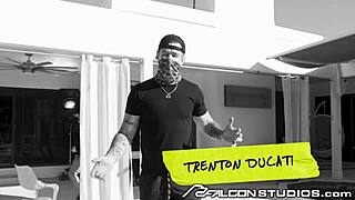 Jock enjoys deepthroat and bbc anal at falconstudio