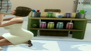 Brunette teen sucking teacher cock at lunch