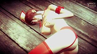 Japanese nurse Ayumi craves your sample in steamy cosplay POV