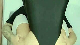 I fucked a petite asian mexican otaku in maid costume, her skinny ass riding my cock passionately