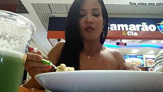 found a friend at mall and hooked up with his brother