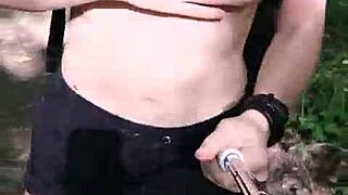 Hey gorgeous, why walk in nature with those small tits exposed?