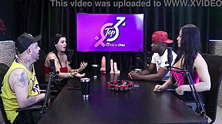 Monica Lima Starts in Porn with Jefao and Karen Oliver in Bisexual Orgy