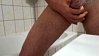 Dildo and pump used for intense anal assfucking