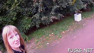 Legal age teen 18+ gets picked up and nailed? Hardcore!