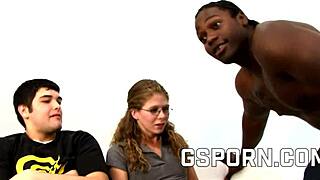 Real Cuckold Couple Drills with Big Black Cock in Action