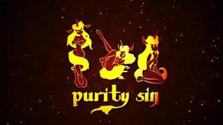 Witch Trainer Silver Part 20 shows a busty brunette teacher in wild anime action. Hentai game fans will love this college scene!