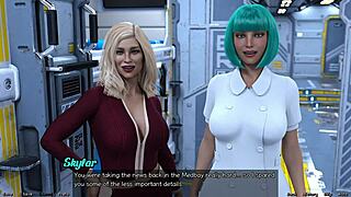 Milfs and Teens Clash in Stranded Space 3 Game